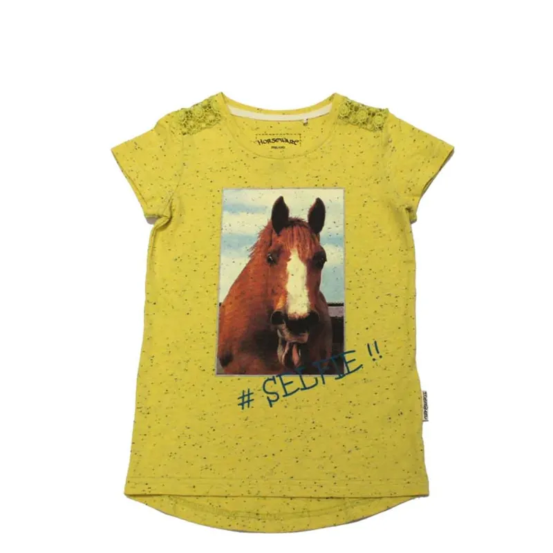 Horseware Girls Novelty T-Shirt - Acacia Yellow